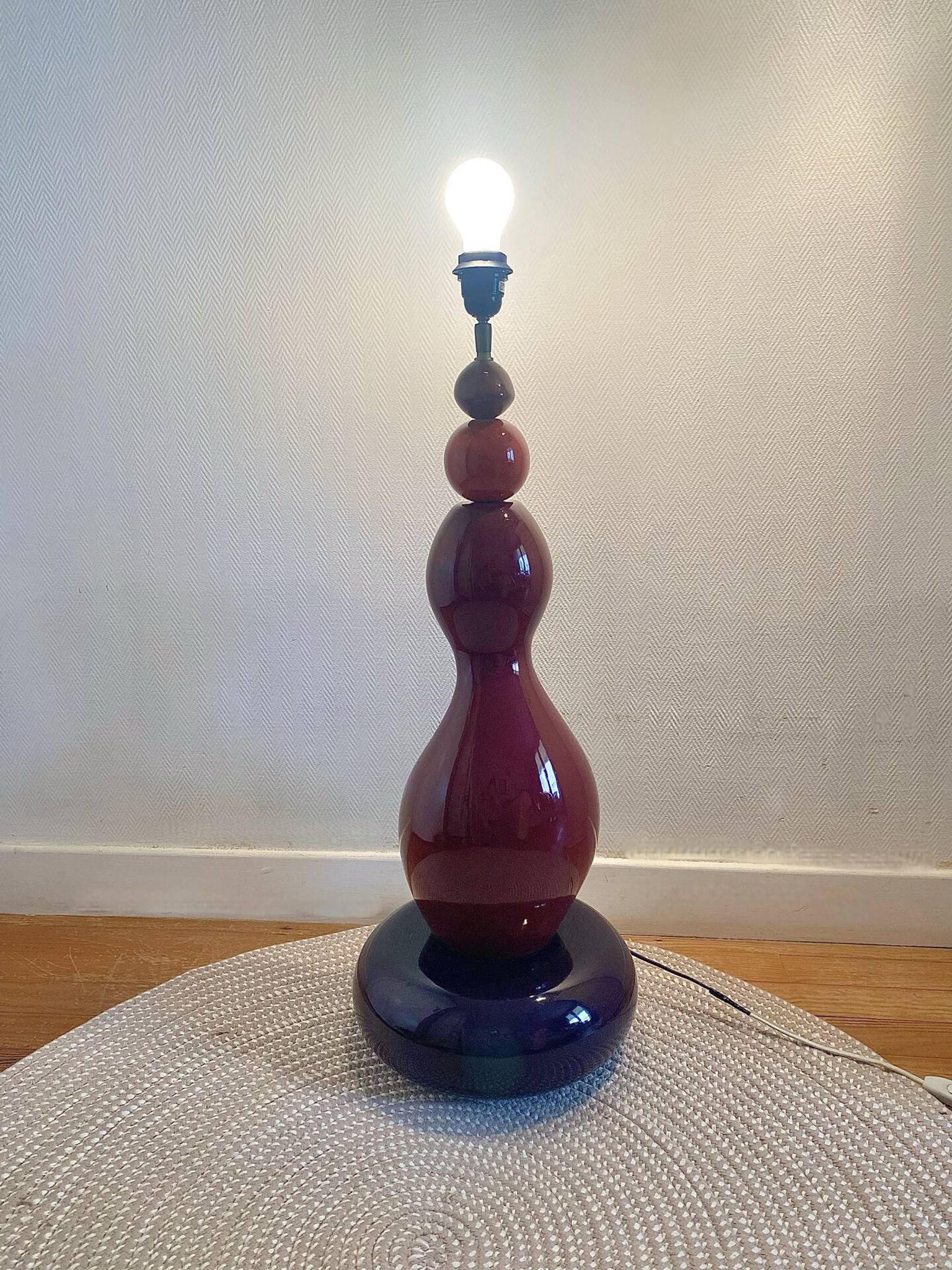 Grand pied de lampe Louis Drimmer Space age