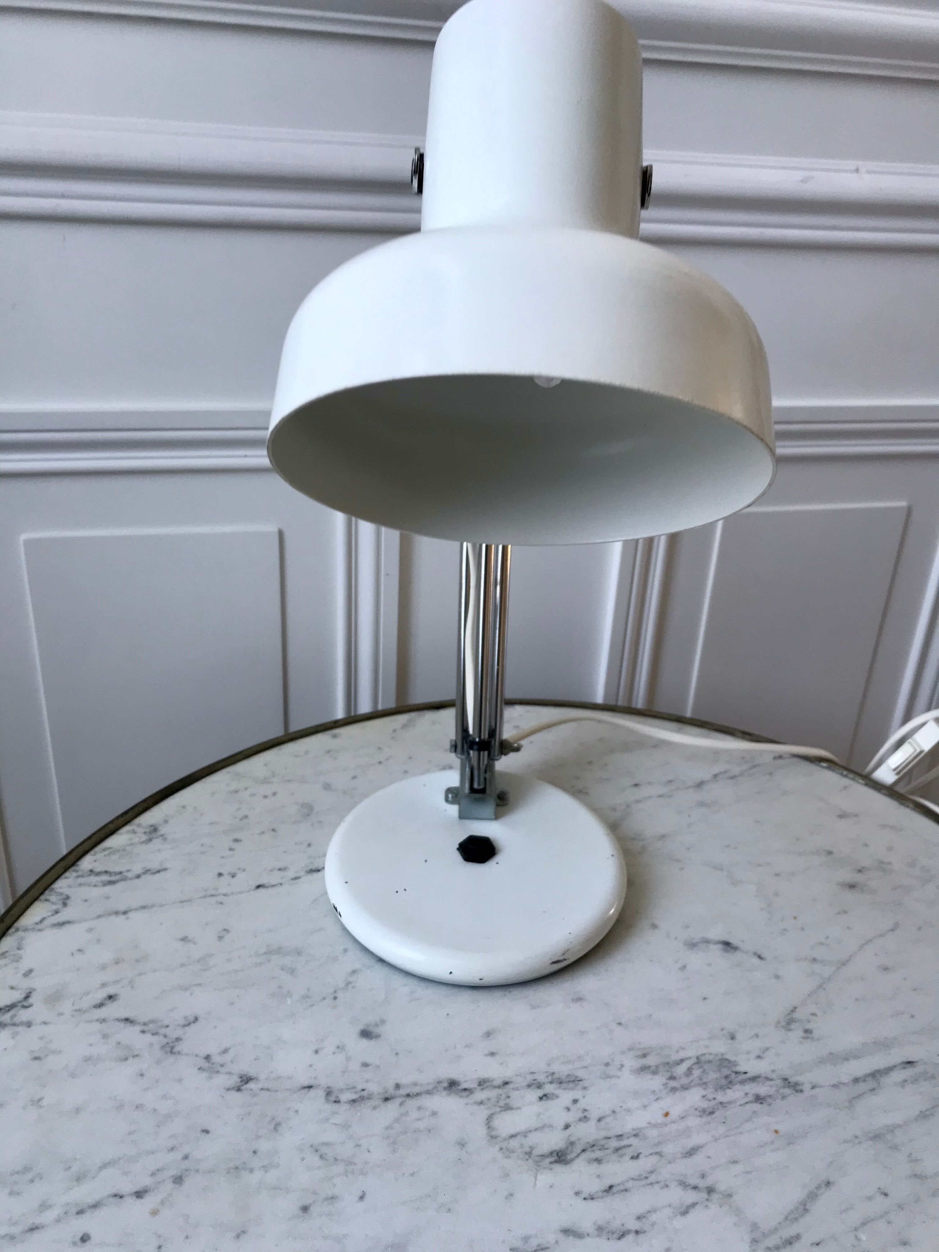 Desk lamp / articulated bedside aluminor 60s-70s
