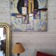 Tableau abstrait huile sur toile