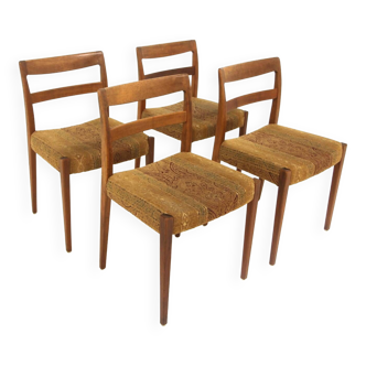 Set of 4 "Garmi" teak chairs, Troeds, Sweden, 1960