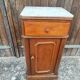 1900/1930 Marble / Louis Philippe style / Walnut / bedside table