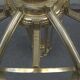 Bronze chandelier and brass art deco period