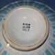 Digoin 9611 vintage pastel blue bowl on pedestal