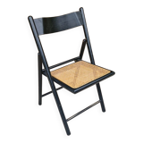 Vintage cane folding chair