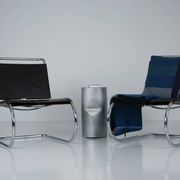 MR30/5 Tubular Steel Arm Chair by Ludwig Mies van der Rohe for Knoll Set of