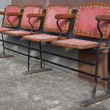 4 seater cinema bench