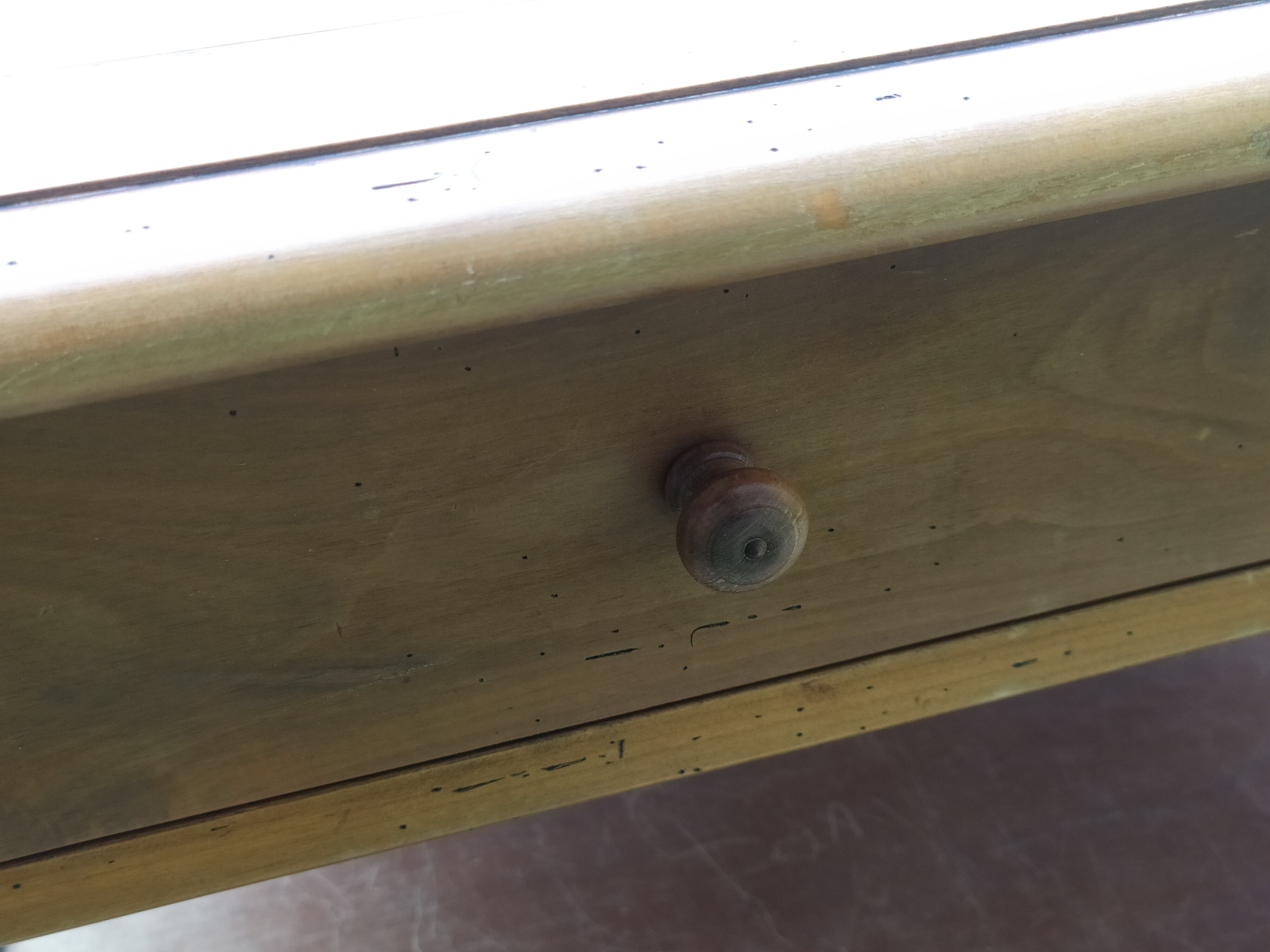 Cherry wood coffee table