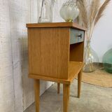 Bedside with tapered feet