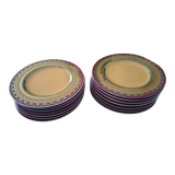 Assiettes sari