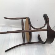 Old curved wooden chair
