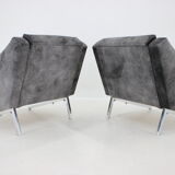 Paire de fauteuils design italien des années 1970