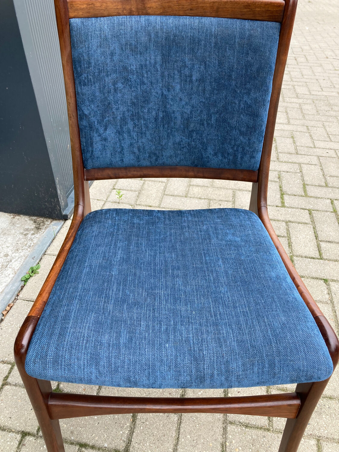 Vintage Teak Dining Chairs, 1970s, Set of 5
