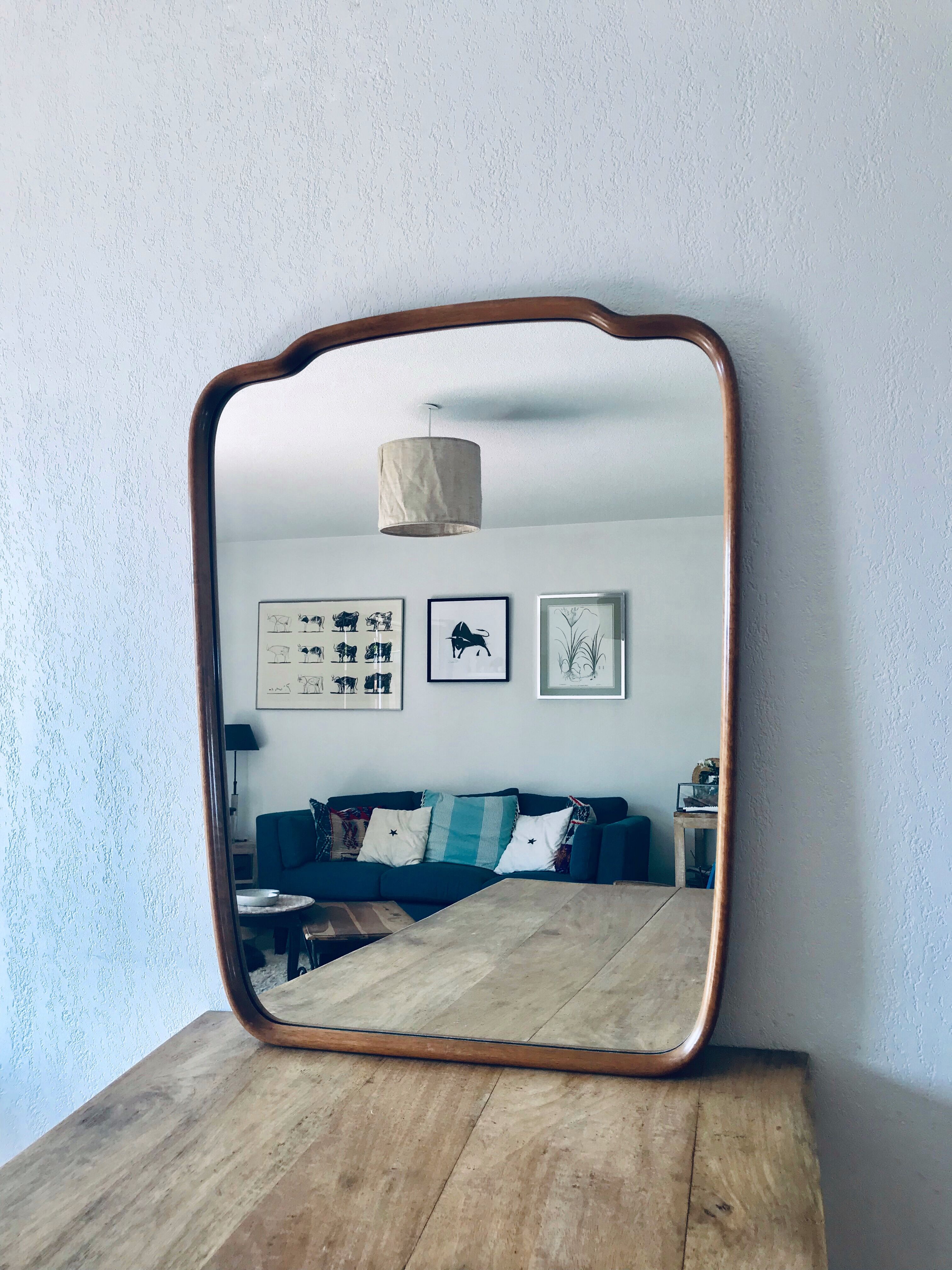 Free form mirror 80x104cm