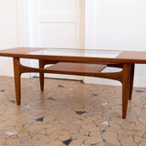 Gplan teak and glass coffee table