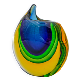Masterpiece Murano – Vase "Sommerso" par Luigi Onesto – Signé & Étiqueté