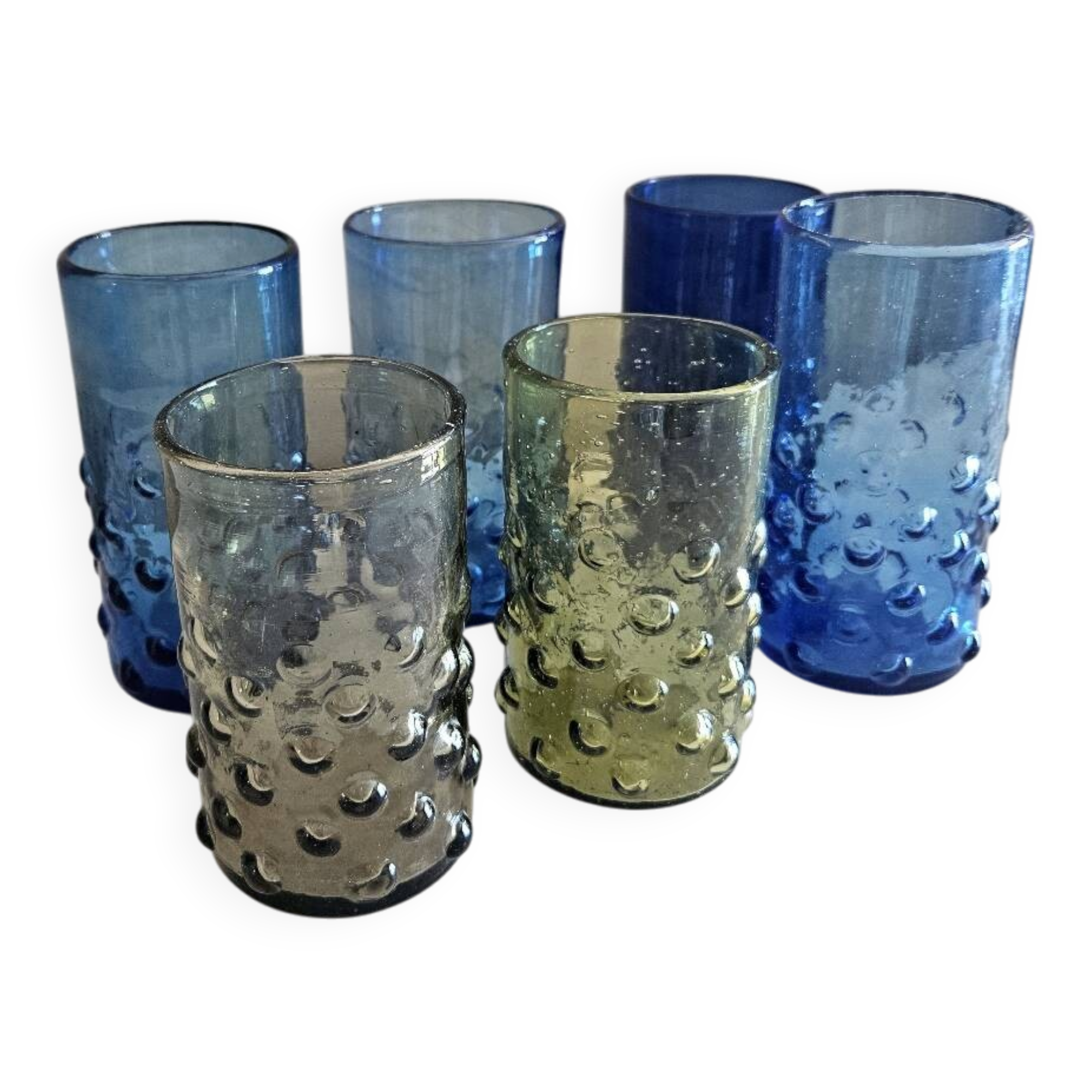 Set of sparkling glasses