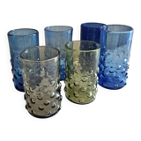 Set of sparkling glasses