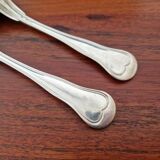 Christofle - Set of 2 table spoons, Chinon violin model, in silver-plated metal
