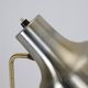 Dansa lamp / C. V. Østergaard floor lamp / reading lamp with "rocket" base / 1960s / 1970s / brass / Danish modern design