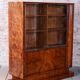Art Deco Bookcase in Elm and Mahogany, 1920s