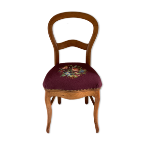 Chaise bois style Louis Philippe