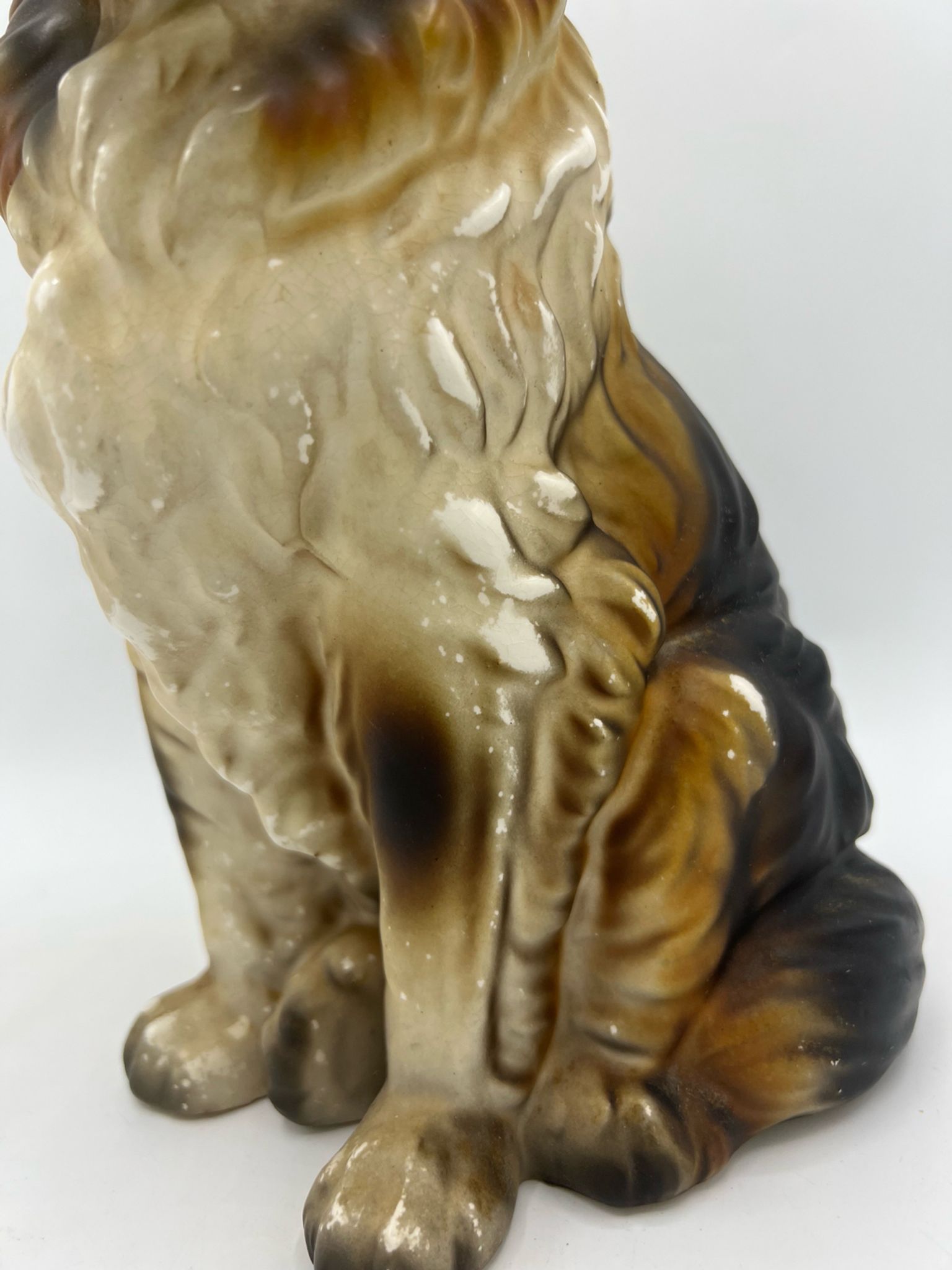 Vintage ceramic dog