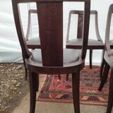 6 art deco period dining chairs