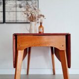 Table with folding compass legs
