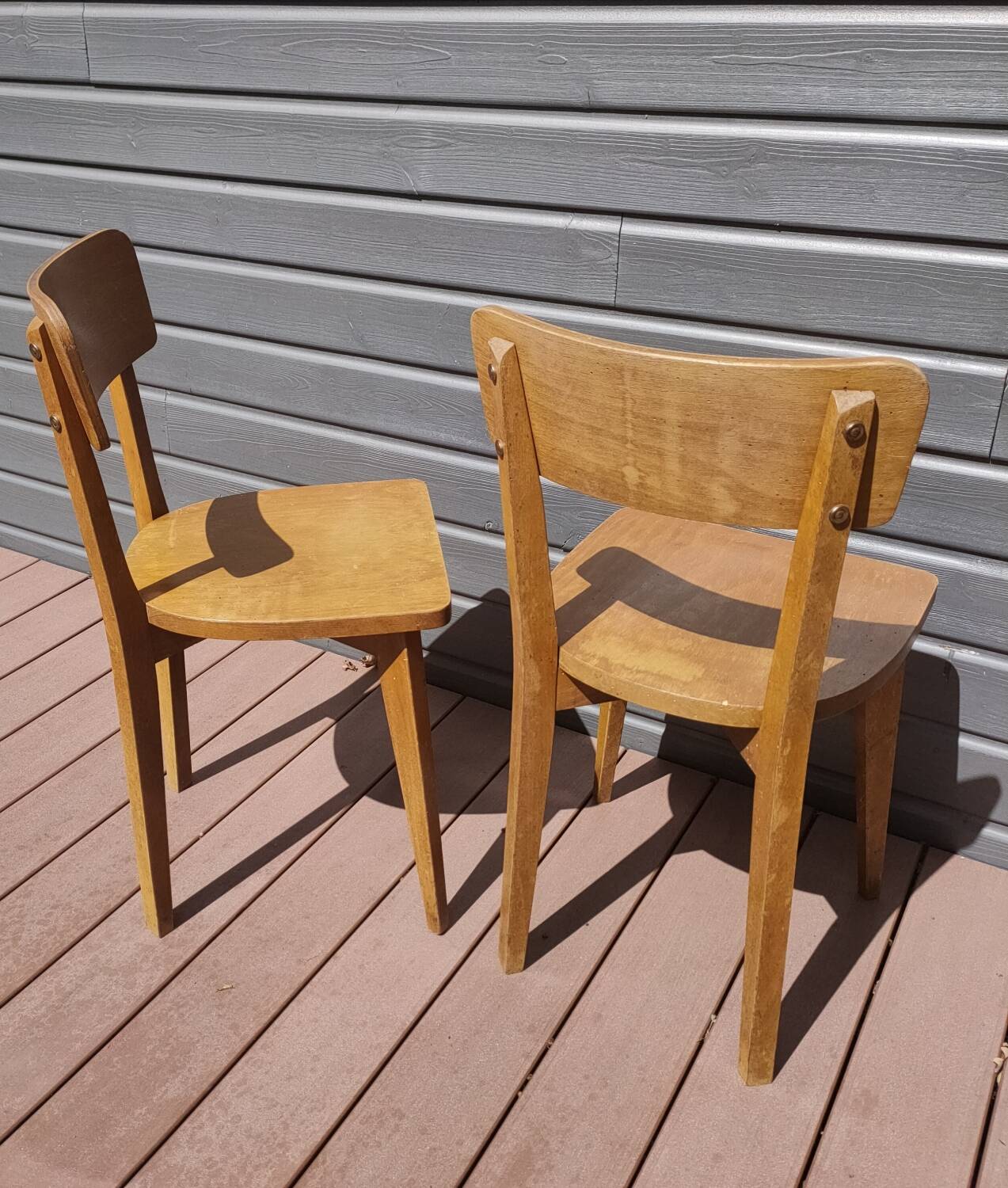 Pair of ELF bistro chairs