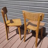 Paire de chaises bistrot ELF