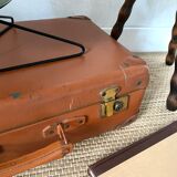 Antique suitcase and its key