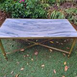 Carrara marble coffee table