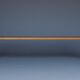 Vintage Scandinavian long pine bench. 1960s