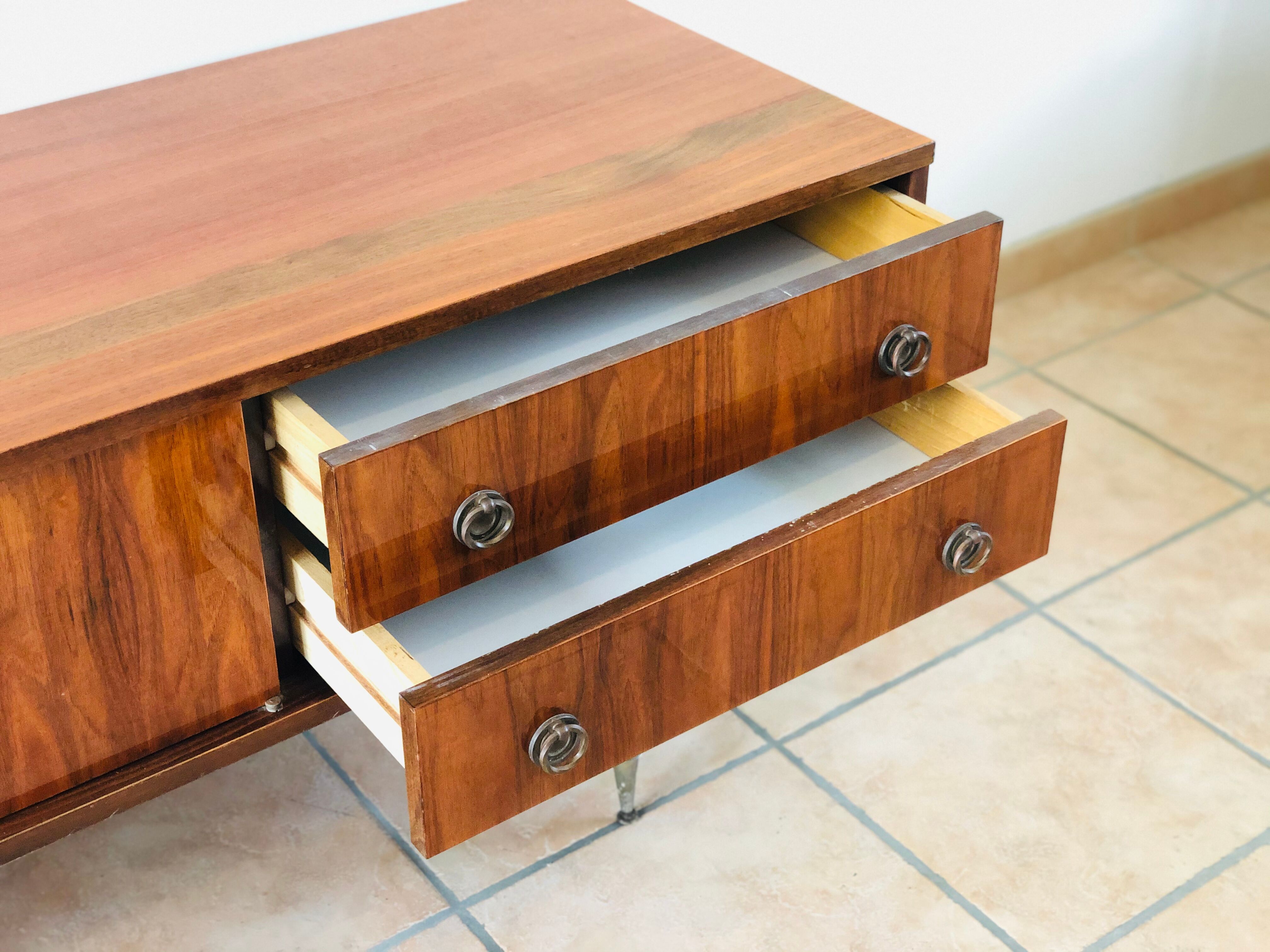 Vintage rosewood low sideboard 1969