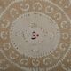 Tapis noué à la main, tapis turc vintage 130x136 cm