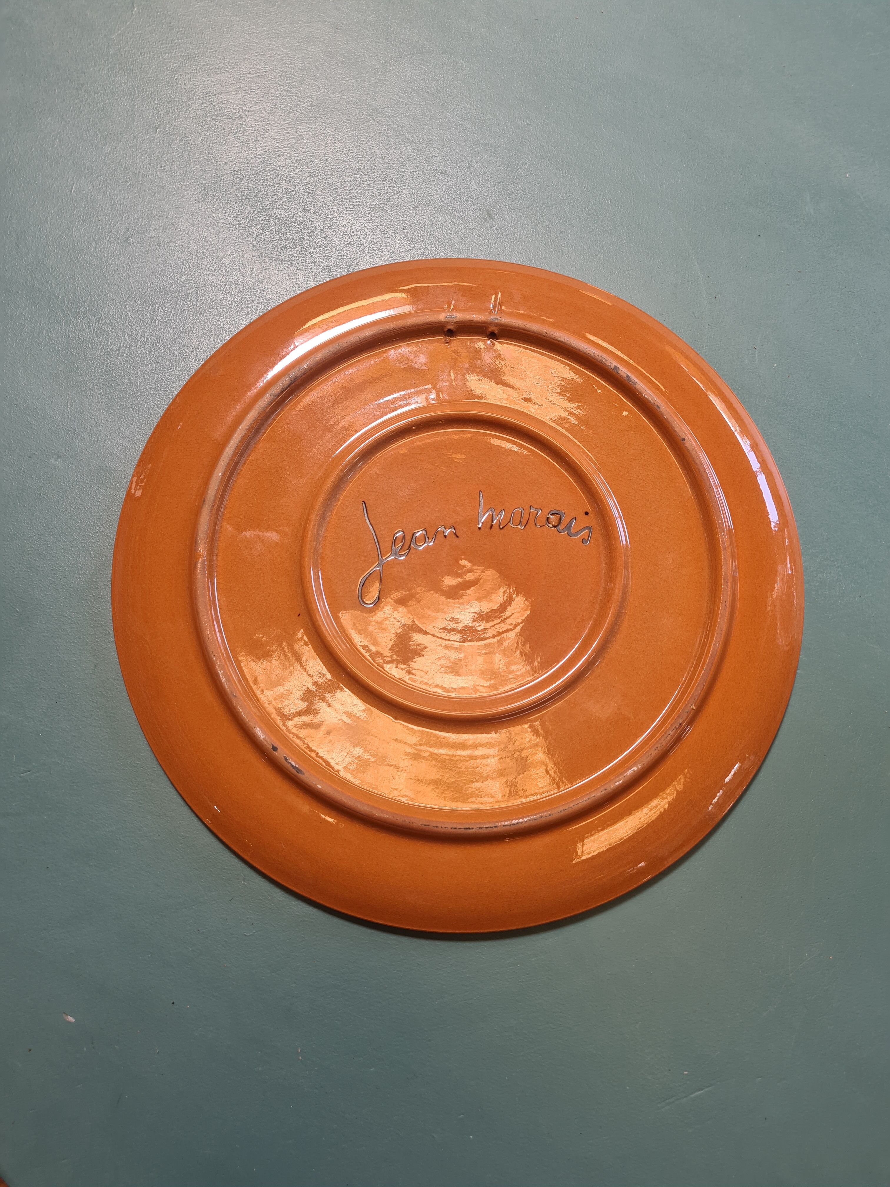 Jean marais ceramic dish