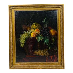 Huile sur toile nature - fin