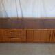 Vintage Scandinavian teak bass row