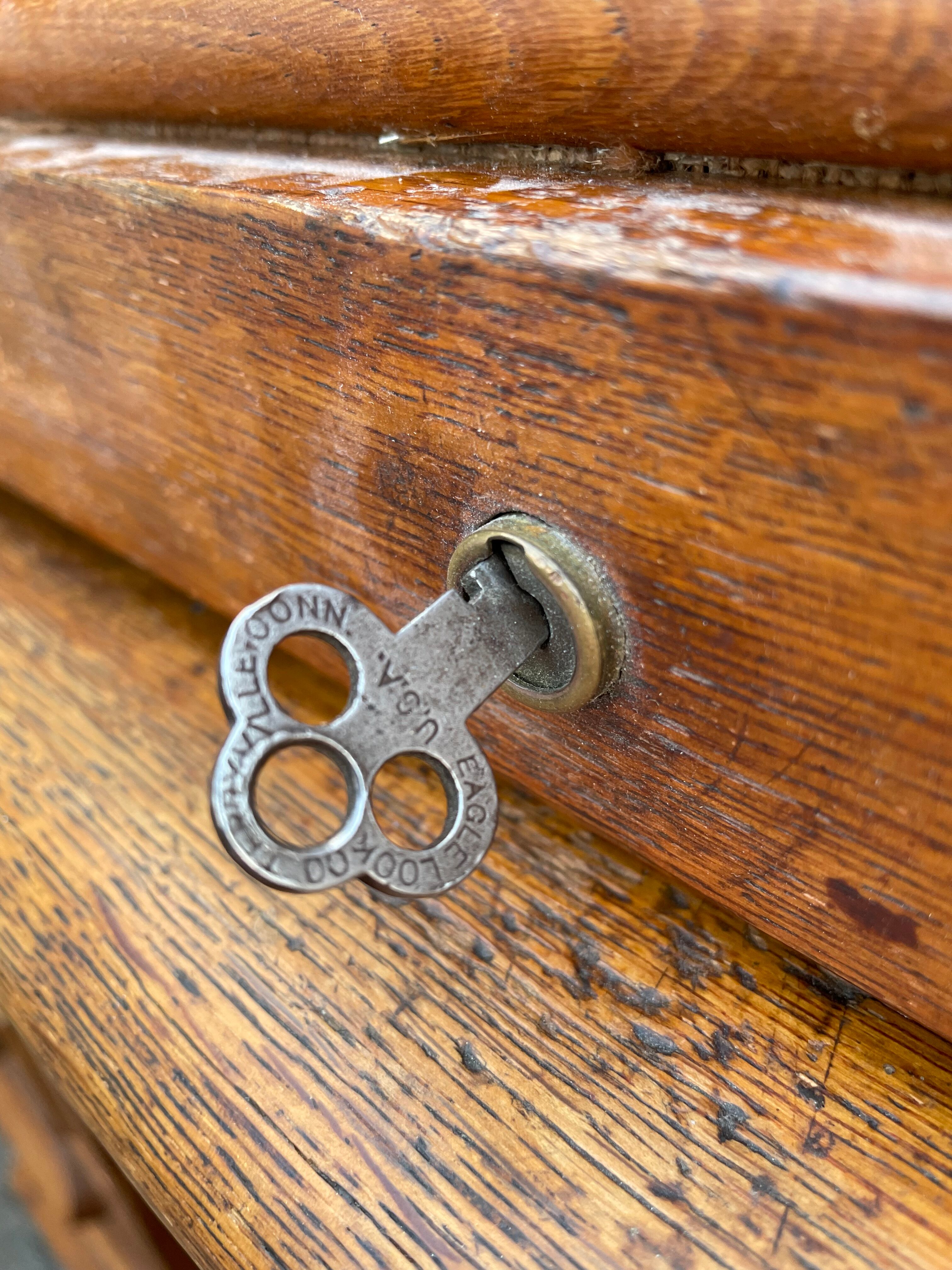 American oak wood office, circa 1930
