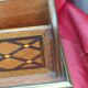 Inlaid office letter holder