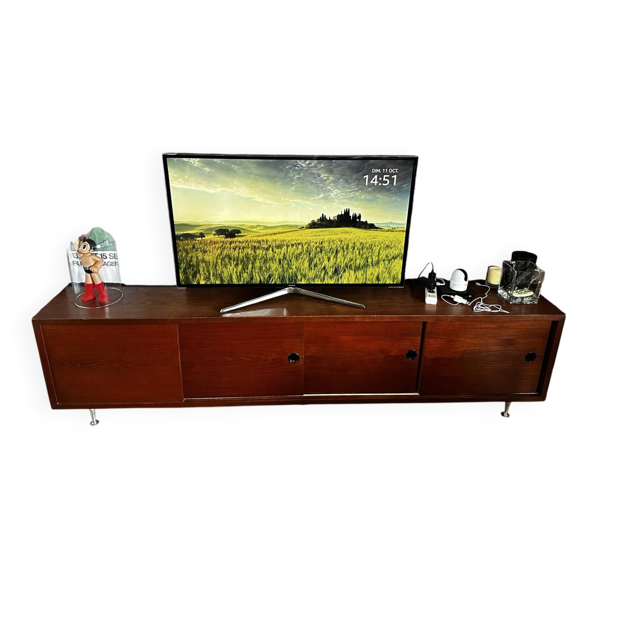 Vintage double-sided enfilade from the 1960s – Room divider buffet –