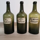 Antique Calrsbard bottles, apothecary