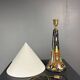 Dutch ceramic art nouveau Plazuid Gouda Pottery table lamp, 1920s
