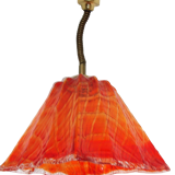 Glass pendant lamp, 1970s