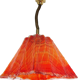 Glass pendant lamp, 1970s