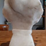 Marble bust of PUGI Guglielmo ( 1850 - 1915 ) "Pierrot "