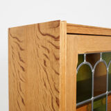 Oak showcase, Danish design, 1960s, production: Denmark