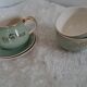 Old breakfast service We Two pistachio color / green / Villeroy & Boch / vintage