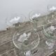 6 verres soufflés / coupes anciennes