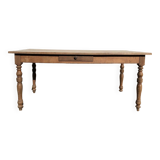 Old Solid Oak Farm Table